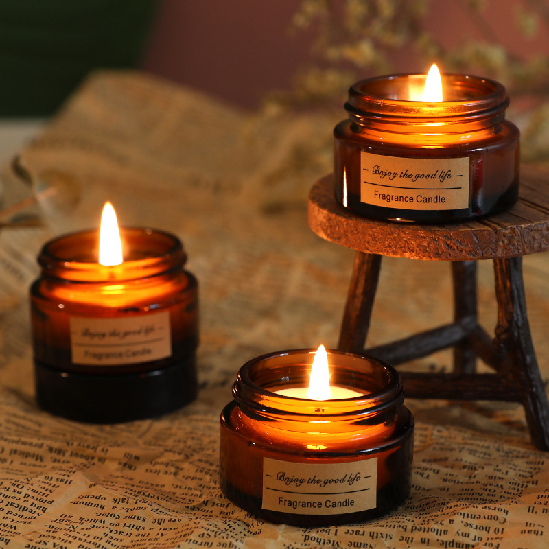 Factory direct supply DIY handmade soy wax scented candle smokeless romantic scented candle souvenir small cup wax