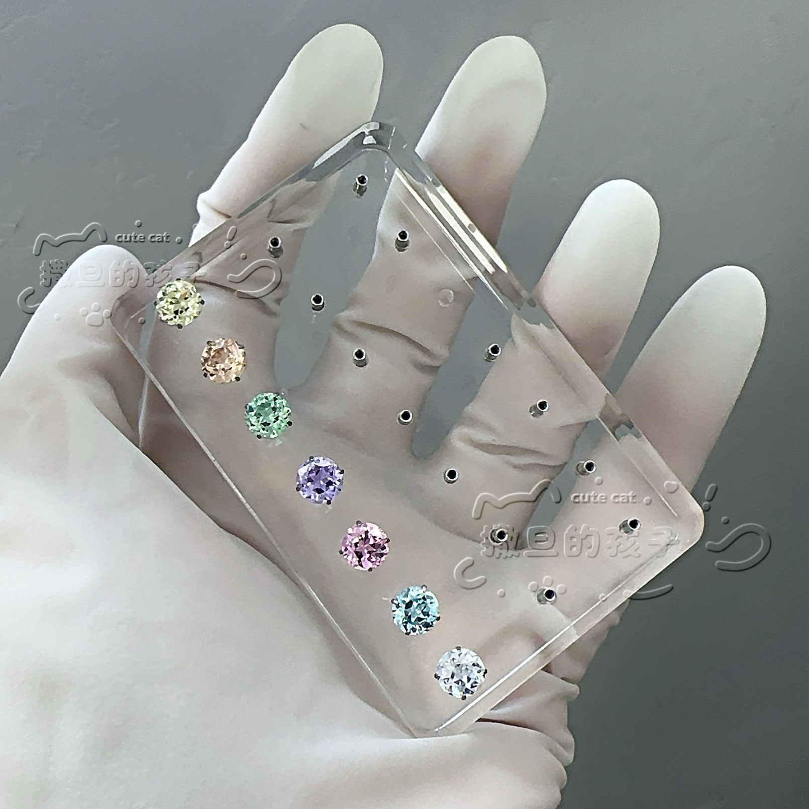 Satan's Child F136 Titanium Alloy Star Tongue Barbell - Adjustable Bar Length 8-20mm Tongue Ring detail image 10