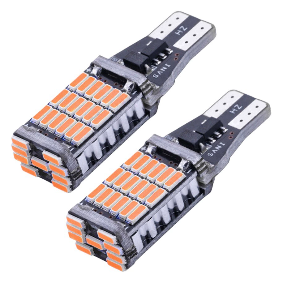 Автомобильный светодиодный декодирующий фонарь заднего хода T15-4014-45SMD указатель поворота стоп-сигнал высокой яркости задний фонарь лампа