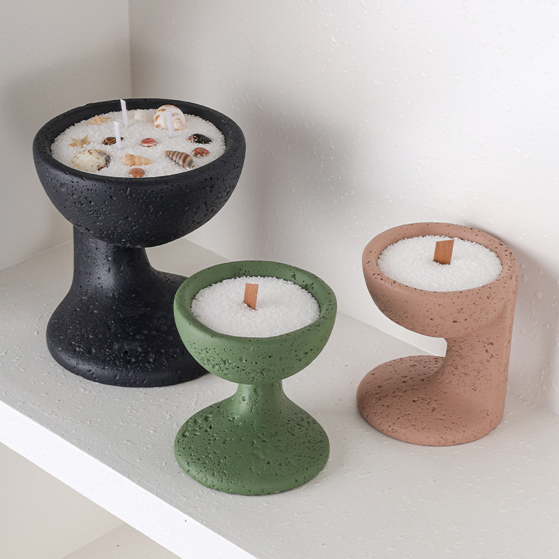 キャンドルカップキャンドル容器空のカップアロマキャンドルカップロマンチックな香りのお土産ギフトメーカー直販クリエイティブセメント|undefined