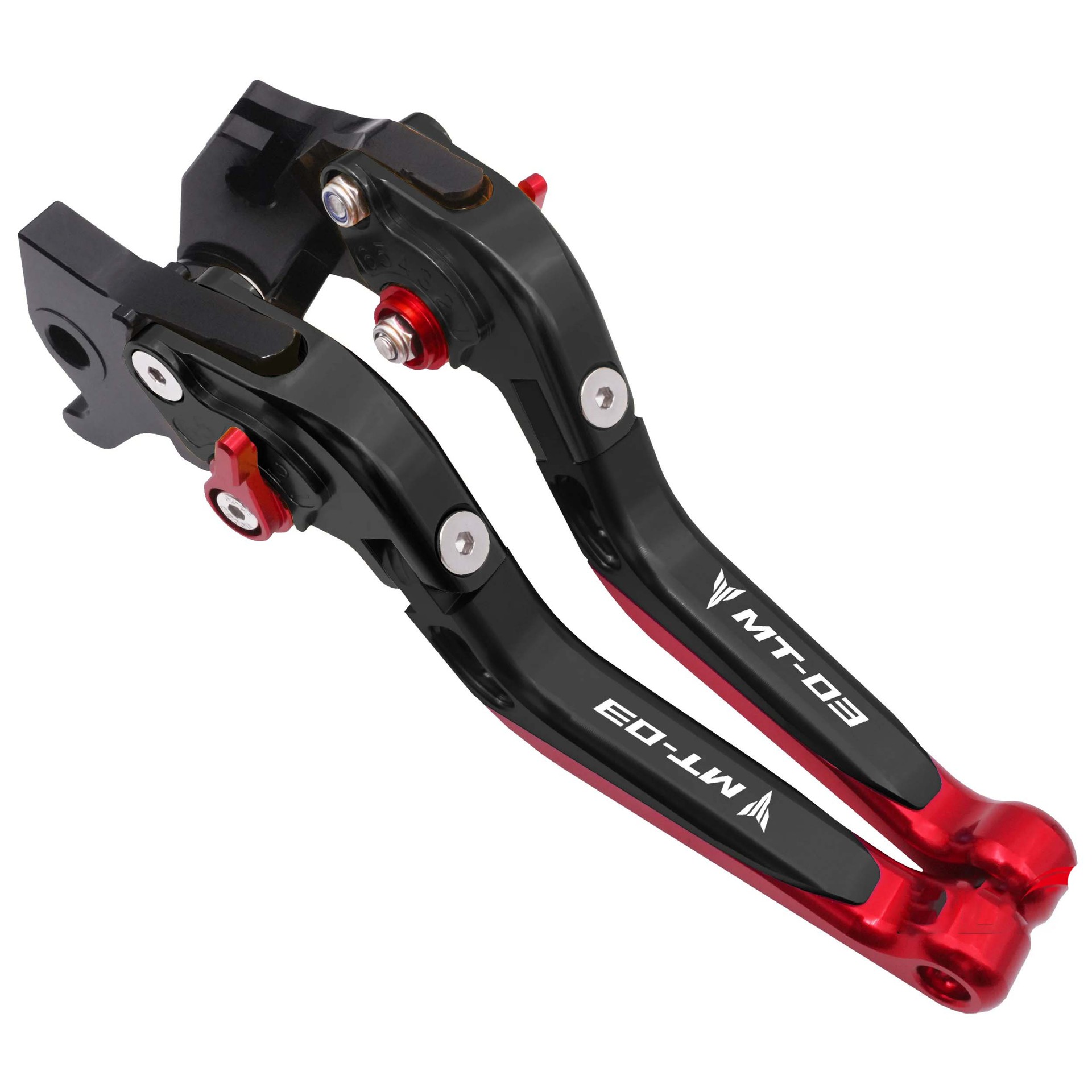Suitable for MT-03/MT03/MT25 motorcycle CNC telescopic folding brake clutch handle rod horn