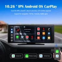 10.26inch Беспроводная связь CarPlayAutoAuto Dual Bluetooth Dual WiFi Второй запуск Android Navigator PND