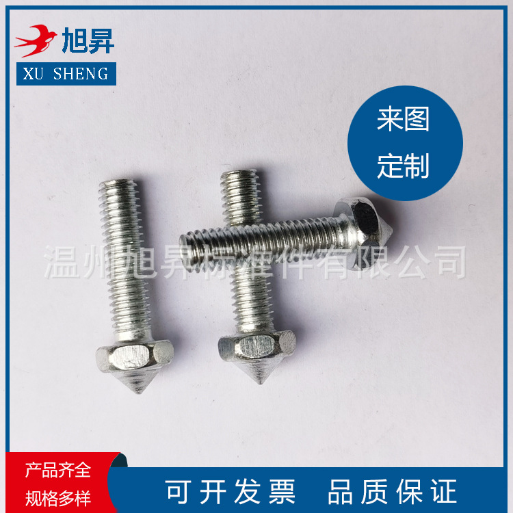 厂家直销 尖头螺栓 车件螺丝 六角螺丝 异型螺丝