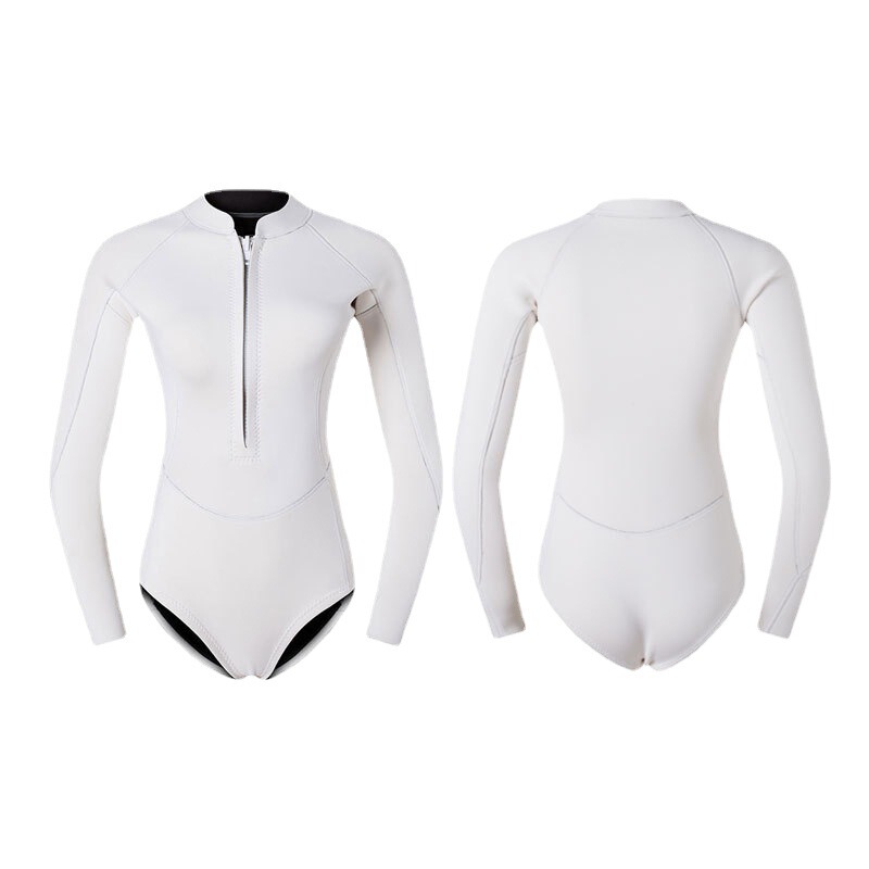 2mm Diving Suit Women's Wet Suit One-piece Swimsuit Surfing Snorkeling Deep Diving Sun Protection Jellyfish Suit Bikini Outdoor Factory