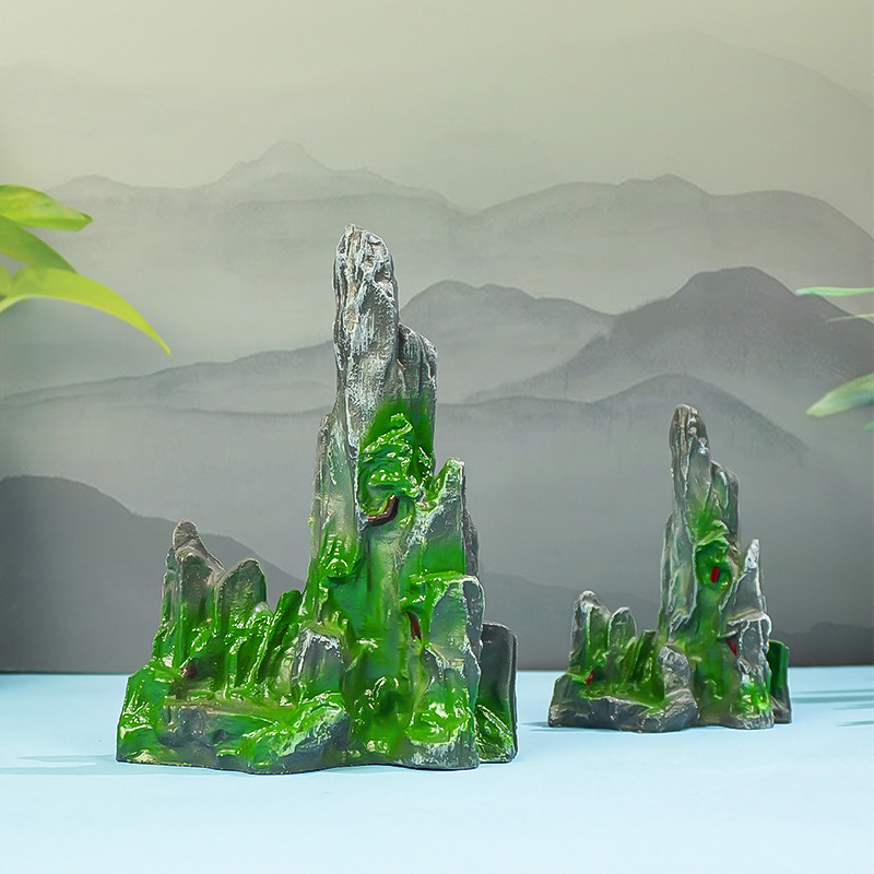 Accesorios de paisaje de acuario simulación pequeña decoración de rocalla paisajismo de peceras exclusivo transfronterizo decoración hotel mesa de comedor china