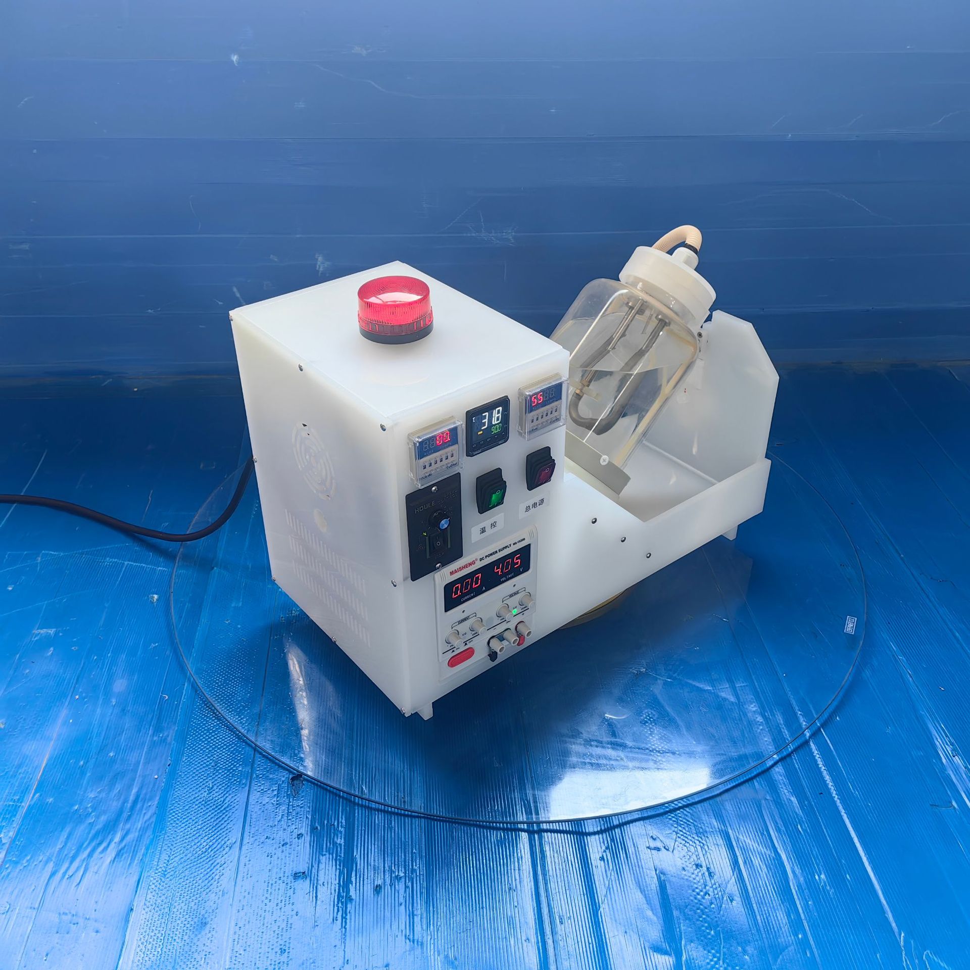 粉沫微粒金钢石粉电镀无孔滚镀瓶笼机