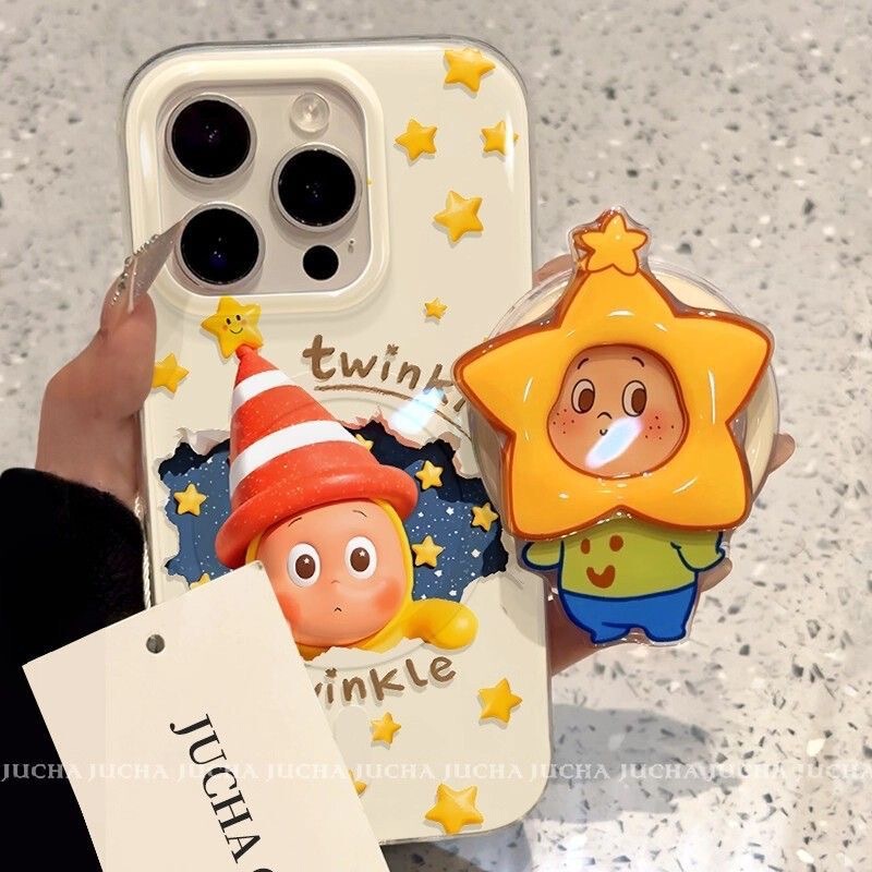 Christmas Hat Star Villain Suitable for Apple Iphone17 Mobile Phone Case Apple 16/15/Promax Soft 14/13 Christmas Hat Star Villain Suitable for Apple Iphone17 Mobile Phone Case Apple 16/15/Promax Soft 14/13