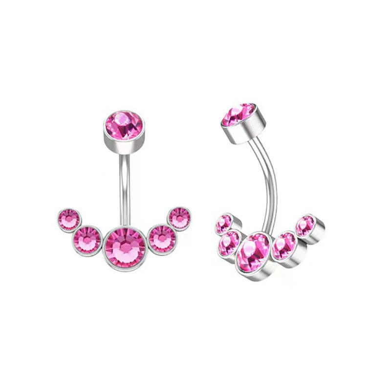 Physiological belly button piercing stainless steel, European style, wholesale