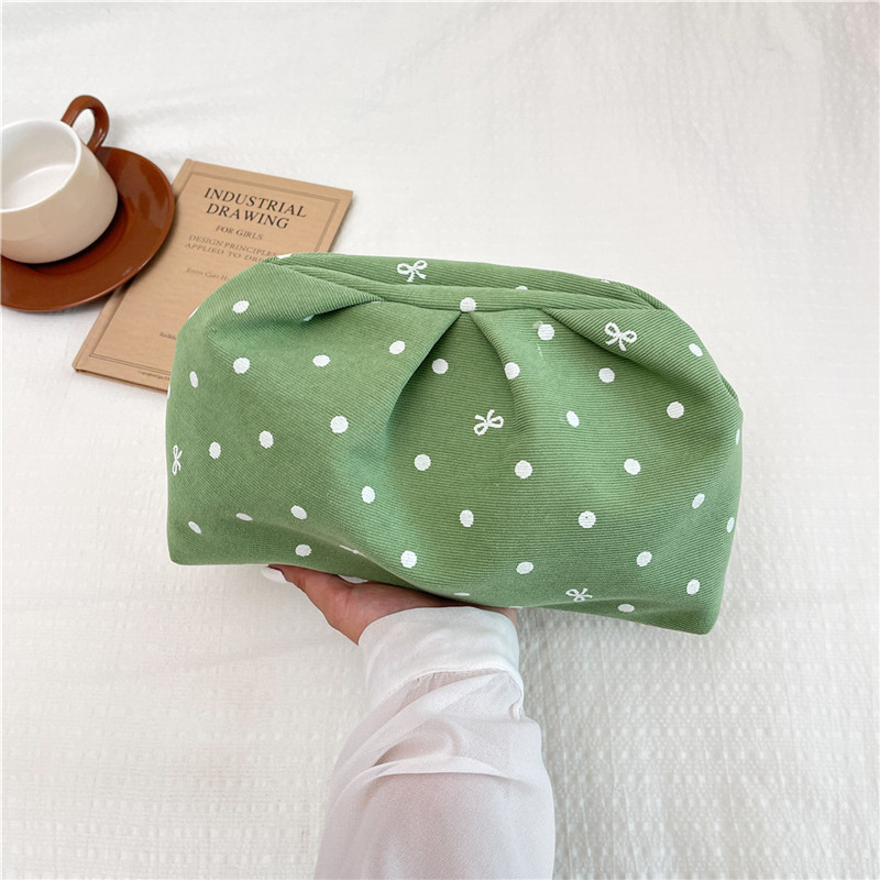 2026 punto de onda literatura y arte versátil estilo coreano de alta calidad estilo de moda de moda de chicas temperamento de compras versátil bolsa de mano