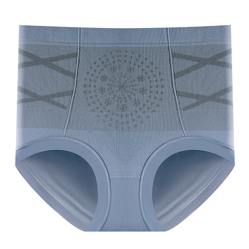 Ropa interior de cintura alta con vendaje dorado cruzado ~ 2024 nuevo estilo 10A antibacteriano 100% algodón entrepierna transpirable ropa interior de mujer