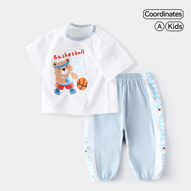 Blue, with little bears