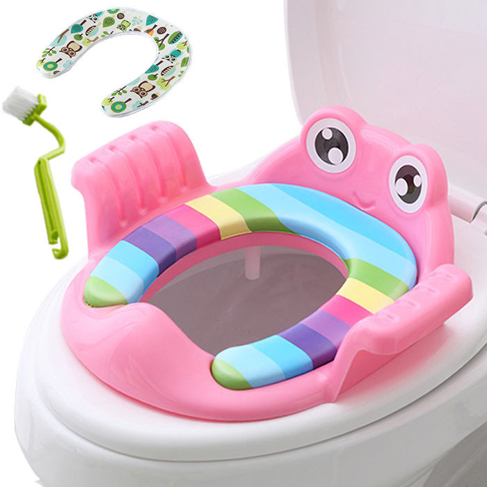子供の便器の輪の赤ちゃんの便器の輪の子供の男の子の女の子は大きくて座ります。|undefined