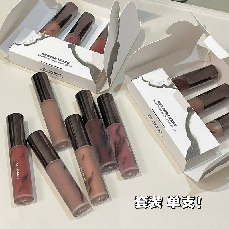 HERORANGE ~ Цзяо Ру хочет, чтобы глазурь для губ матовый бархат не легко вытянуть