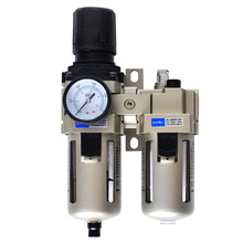 伊莱科气动二联件空气过滤器油水分离器SMC3000L/minAC4010-04