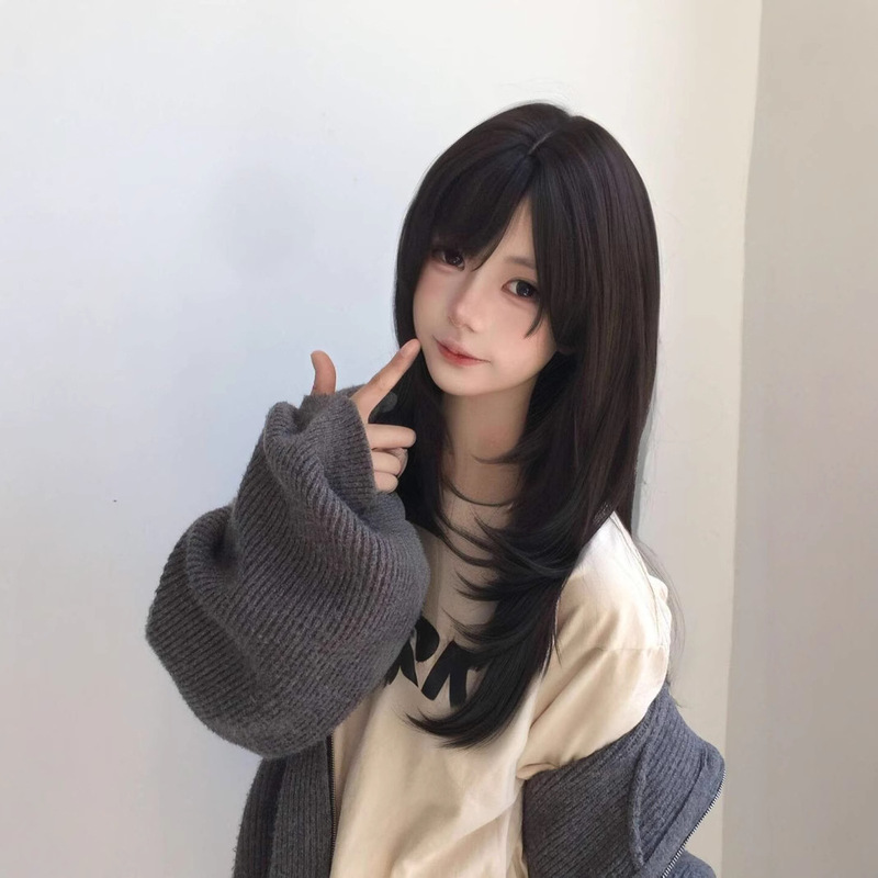 【送料無料 ウィッグ】女性用ウィッグ ハイレベルストレートヘア 有村架純肩丈ヘアフルヘッドウィッグ 女性用|undefined