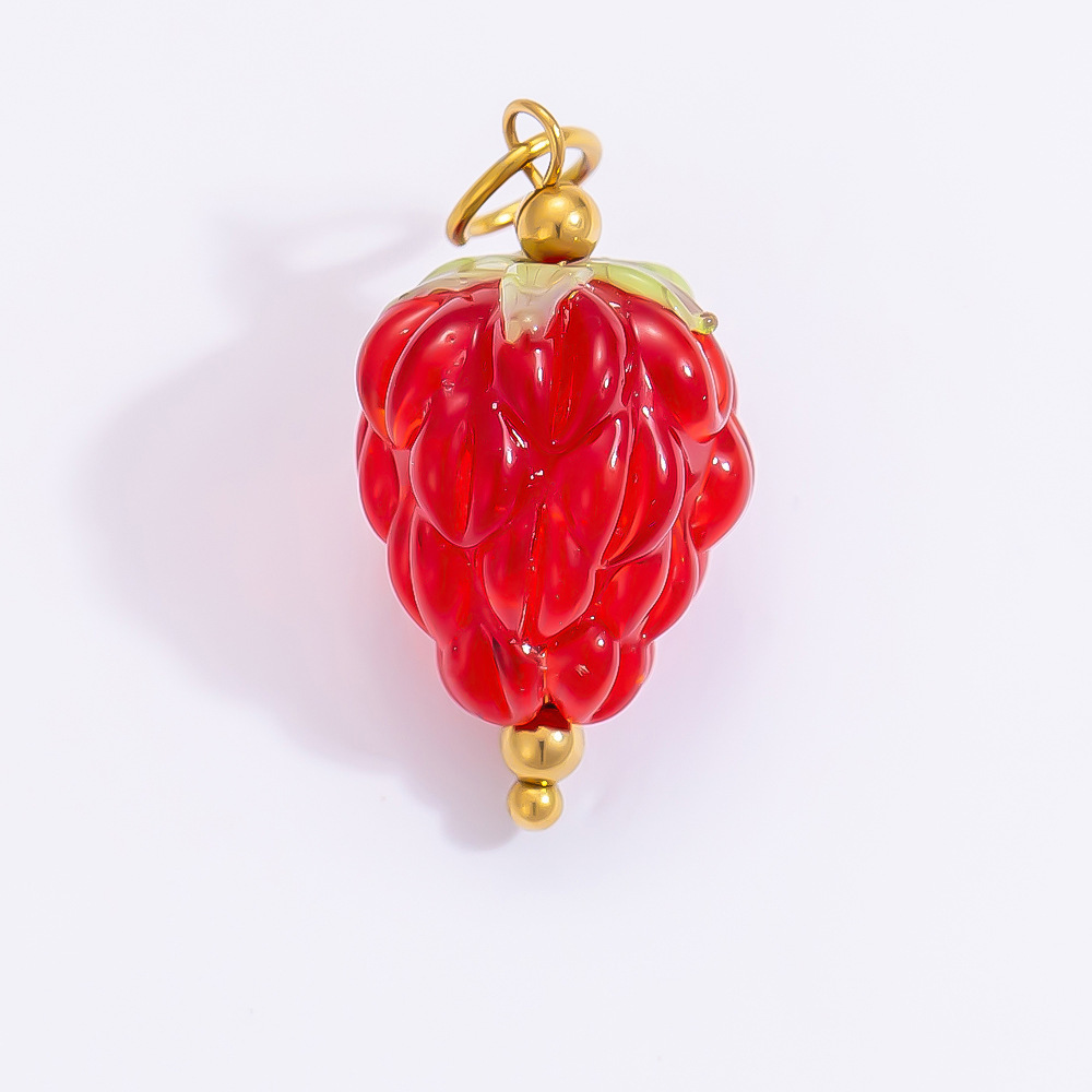 1 Piece Set 4.29*24.15mm 304 Stainless Steel Zircon PVD Coated Real Gold Plated Heart Shape Flower Butterfly Polished Pendant DIY Jewelry Accessories display picture 27