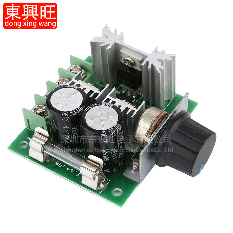 DC motor speed regulator PWM stepless transmission speed adjustment…
