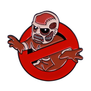 Attack Giants and Ghostbusters Mix and Match Brooch Fantasy Adventure Movie Badge