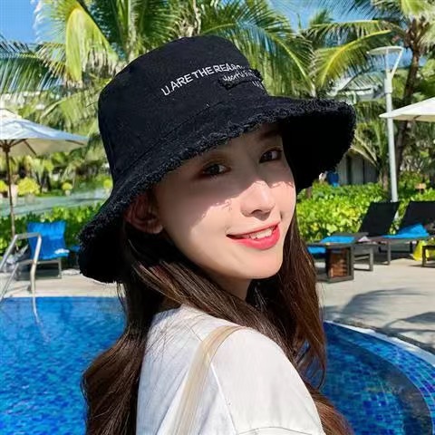 2026 Spring/Summer New Protection Sun For Women, Versatile Outdoor Sunshade Fisherman Hat, Korean Style Embroidered_voghion.com