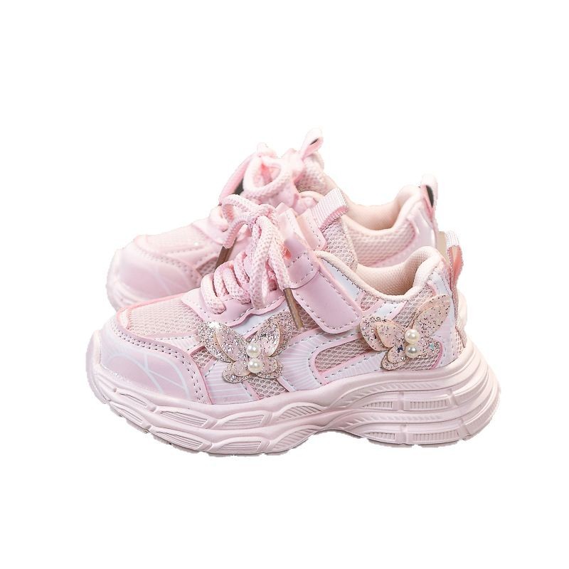 Sportliche Mädchenschuhe für Mütter und Kinder – atmungsaktives Mesh-Obermaterial, weiche Sohle, Babyschuhe für Kinder von 1–5 Jahren, Frühling und Herbst, für formelle und legere Anlässe_voghion.com