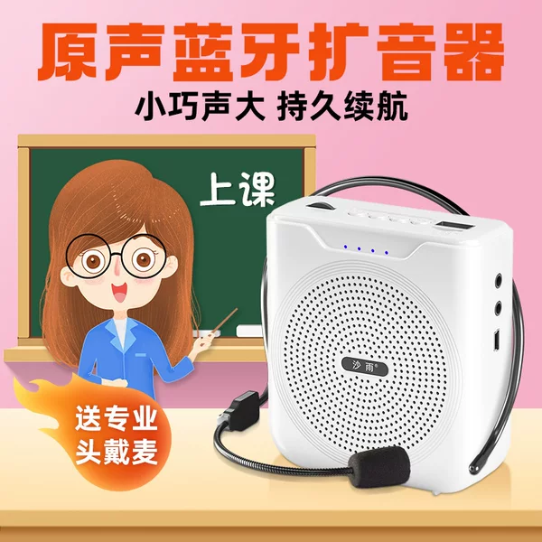 Little Bee Amplifier for Teachers, Wireless Tour Guide Waist-Mounted High-Power Caller, Waist Microphone for Street Vending