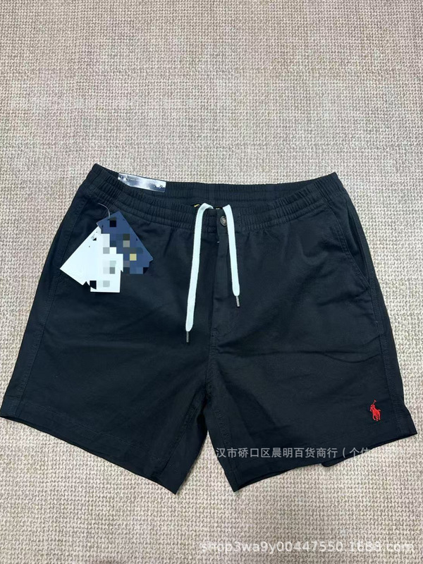 高版本RL拉夫小马标休闲简约百搭短裤男女同款|undefined