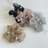 Fashionable universal hair rope from pearl, hair accessory, Japanese and Korean