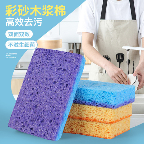 Limpieza de cocina multifuncional limpieza de contaminación de aceite esponja limpia buena higiene