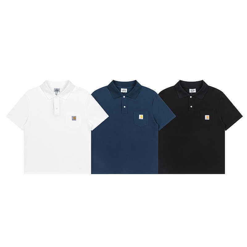American Retro Carhartt Short-Sleeve T-Shirt Unisex Polo Shirt Casual Workwear Pocket Turn-Down Collar Shirt American Retro Carhartt Short-Sleeve T-Shirt Unisex Polo Shirt Casual Workwear Pocket Turn-Down Collar Shirt