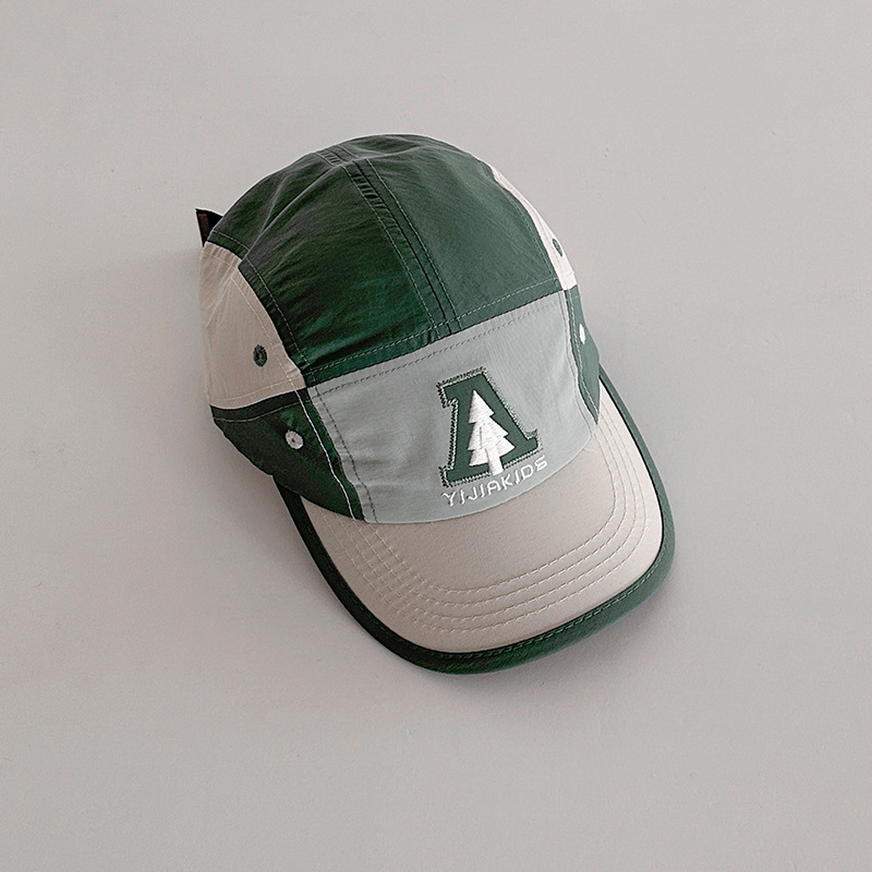 letras de moda coreana para niños primavera y verano sombrero de lengua de pato para bebés de sexo masculino y femenino sombrero de béisbol de sombrero de sombra universal