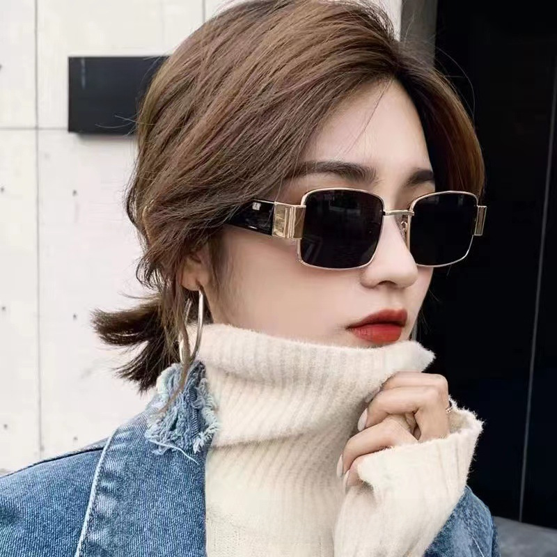 New large frame square European and American fashion big face slimming sunglasses ins style street shot all-match glasses_voghion.com