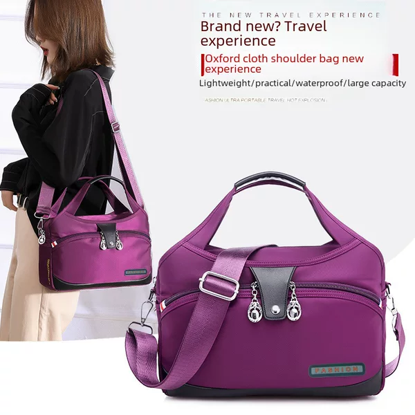 2024 New Collection Fashion Lightweight Women's Bag Lightweight Oxford Cloth Crossbody Bag Casual Large Capacity Shoulder Bag