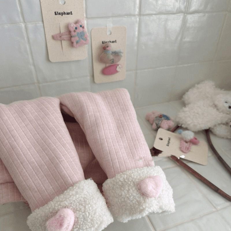 女の子の厚く暖かいシルクパンツ、冬の多用途カジュアルレギンス、綿パンツとベルベット、子供の秋と冬の韓国版|undefined