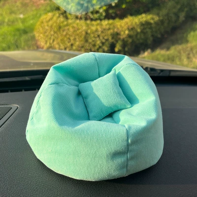 Labubu Simple, Cute, and: Car ornaments - 151512-lake-green-lazy-sofa