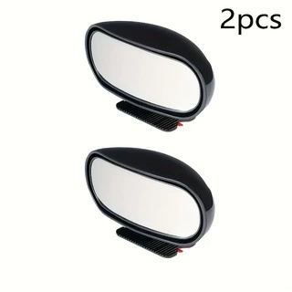 Car Rearview Mirror with Additional Coach-Assisted Large field of view rear view auxiliary mirror - one-pair