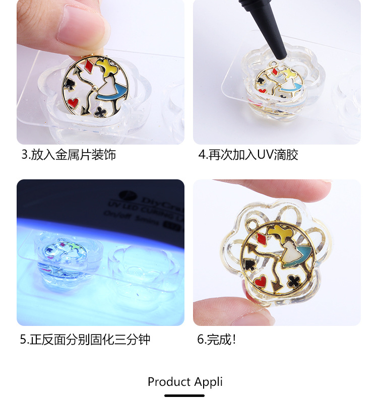 热销巧巧uv滴胶无气味透明滴胶diy手工材料 英文瓶彩盒跨境亚马逊-阿里巴巴