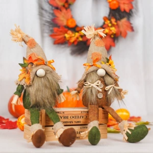 23 New Autumn Harvest Festival Grateful Straw Man Dwarf Dolls Decoration