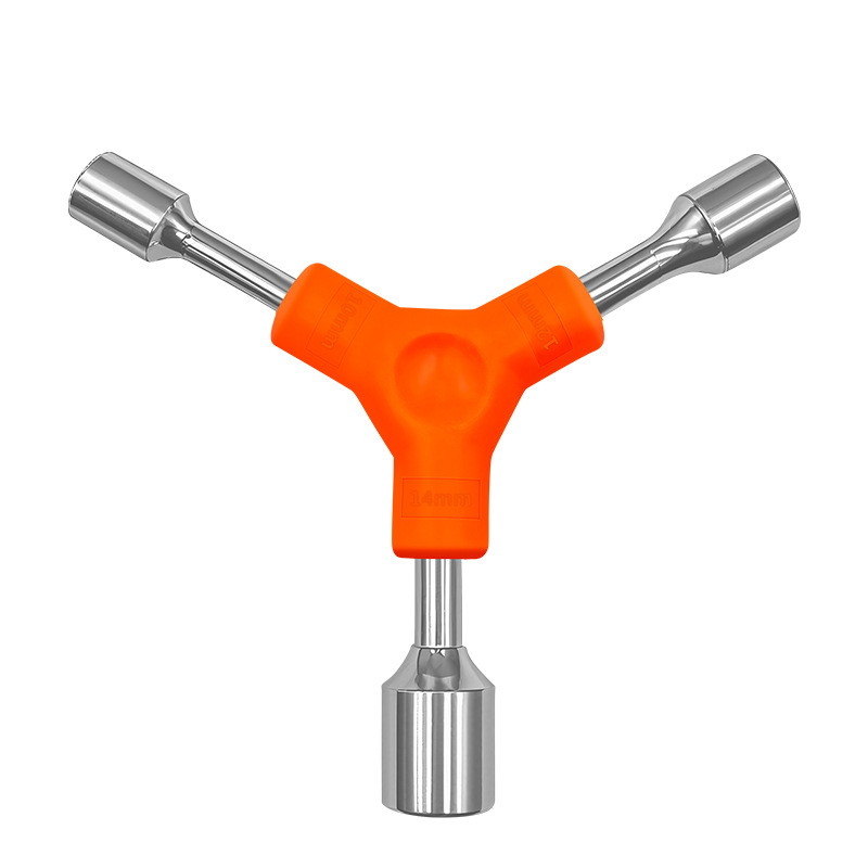 Herramientas hexagonales personalizadas y llave de manguita cruz hexagonal cuadrada cuatro en un destornillador