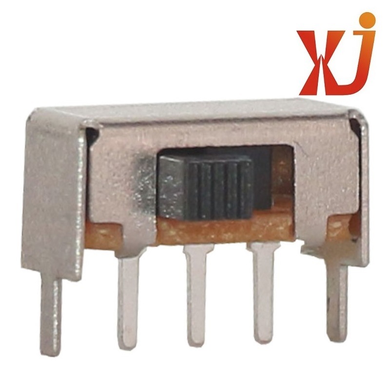 侧拨2档滑动开关行程3mm  两位波动开关柄长8mm 侧拨二档拨动开关