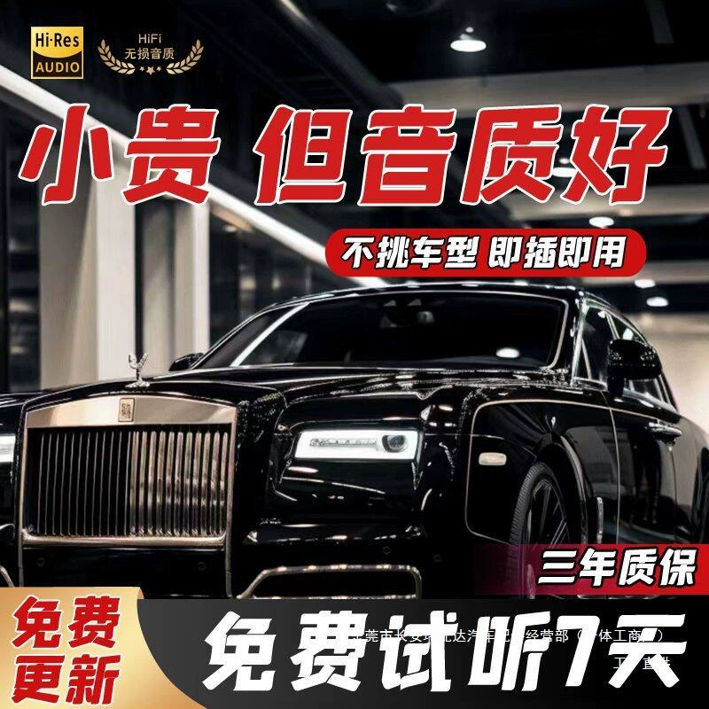 Немецкий Берлинский звук, черная технология, автомобильный USB-накопитель без потерь, высококачественный автомобильный музыкальный USB-накопитель, новая модель 2024 года