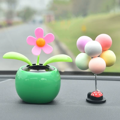 Car ornaments | Decoration Sunflower - apple-flower-green-minnie-color-balloon-ornaments