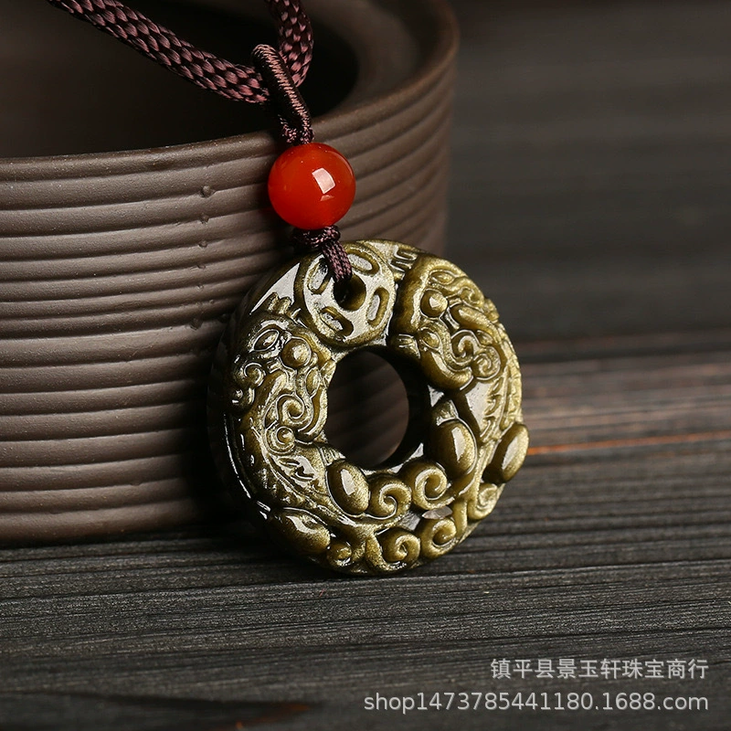 Sansui, organic golden pendant, accessory