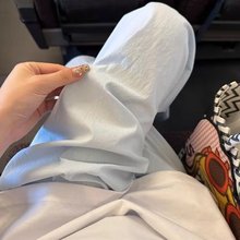 2024新款宽松休闲裤女韩版潮流百搭裤子夏季薄款坠感阔腿拖地长裤