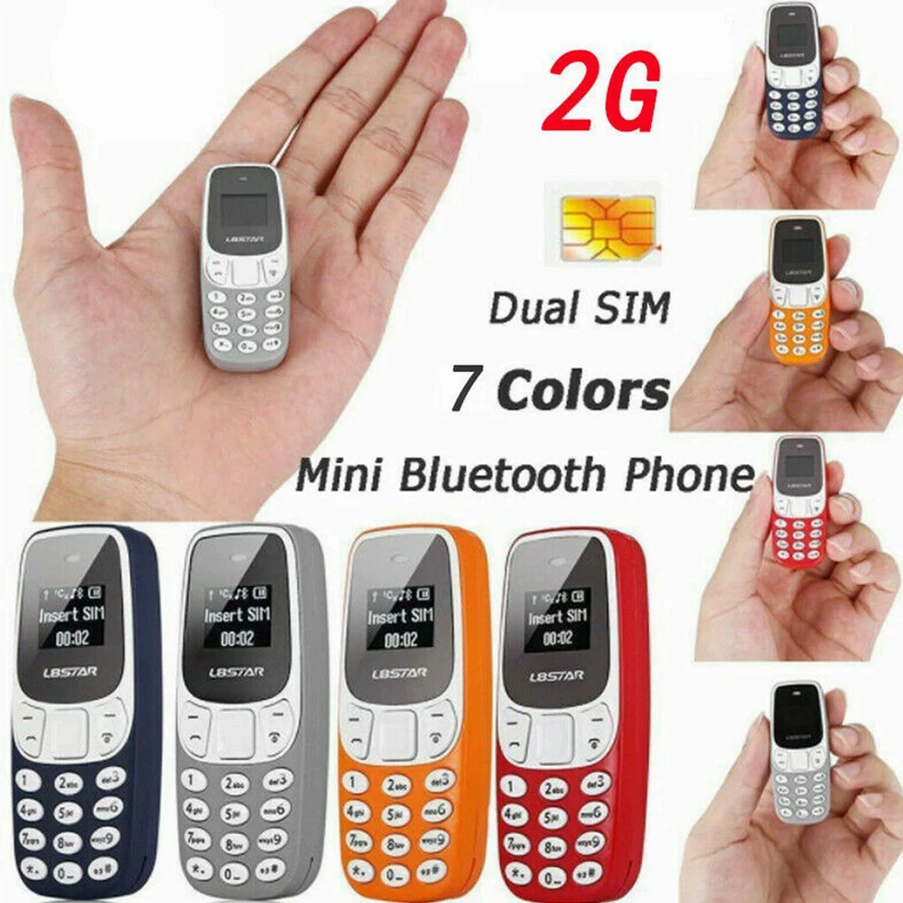 Меку мини мобильный телефон с Bluetooth, наушники, телефон в кармане в нескольких цветах
