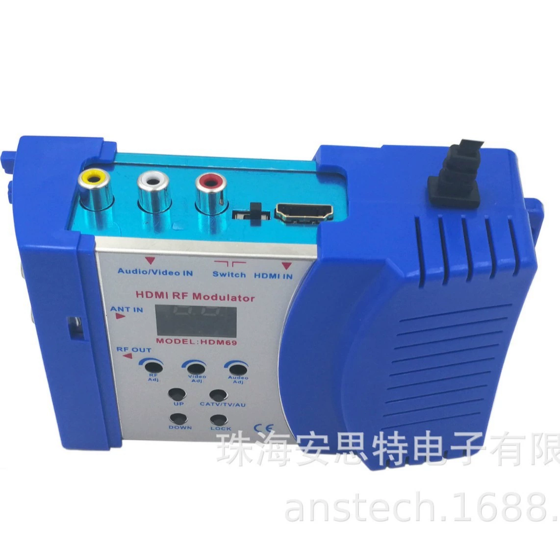 HDMI домашний модулятор HDMI/AV TO RF HD модулятор HDM69L цифровой дисплей