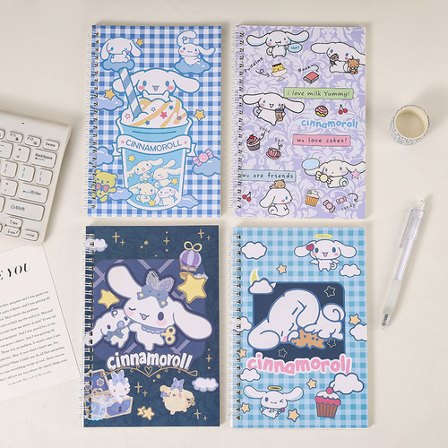 Cartoon animation high-looking A5 coil notebook lined notebook student notebook office stationery notepad wholesale