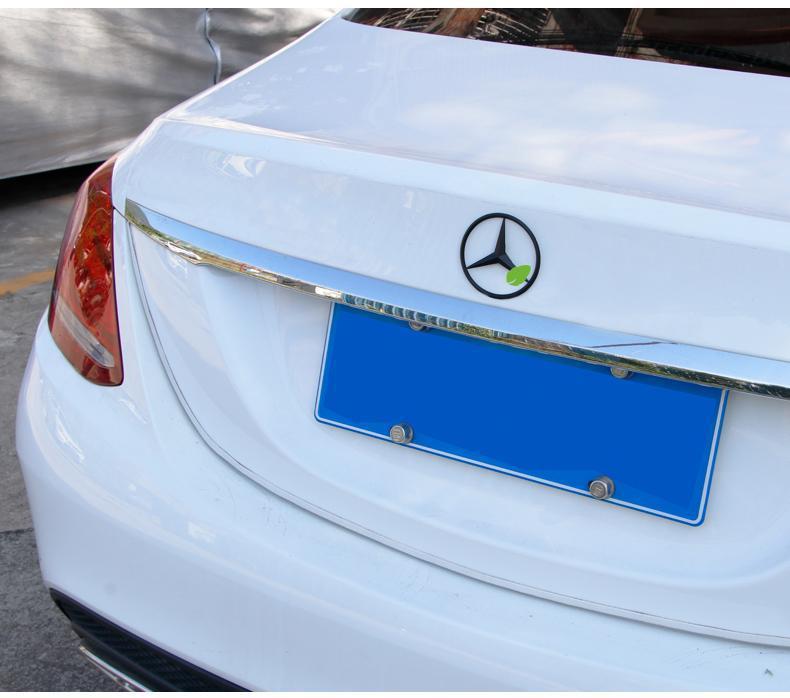 Mercedes-Benz C-Class, E-Class, A-Class, GLC, CLA, GLA – modified rear trunk emblems, rear trunk star emblems, trunk emblems, Mercedes-Benz emblems