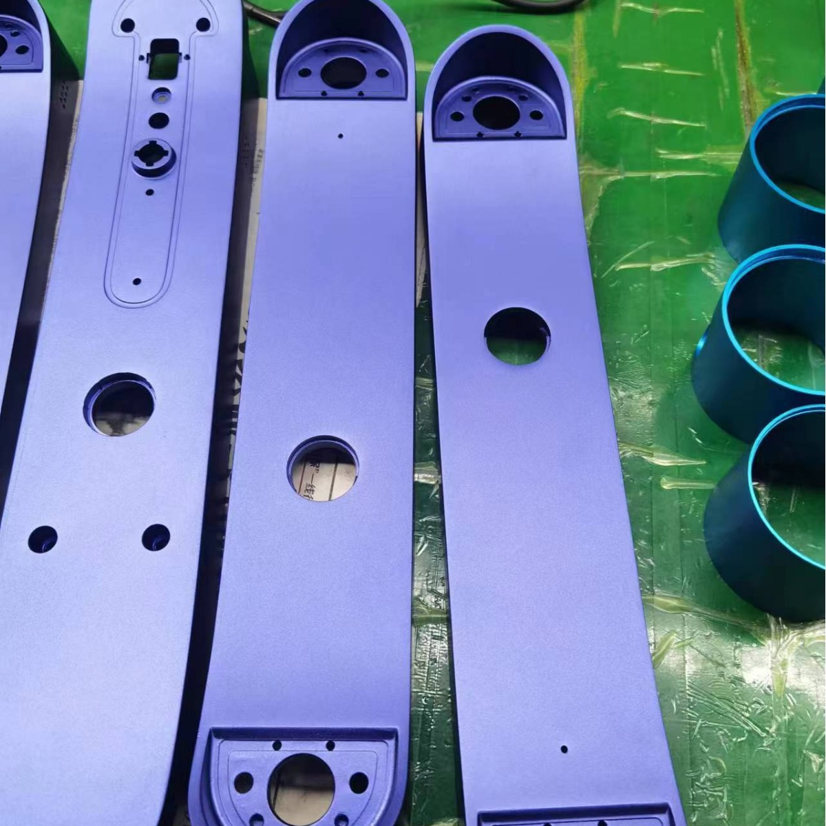 智能锁铝合金阳极氧化外壳 指纹锁氧化铝外壳 氧化铝面板