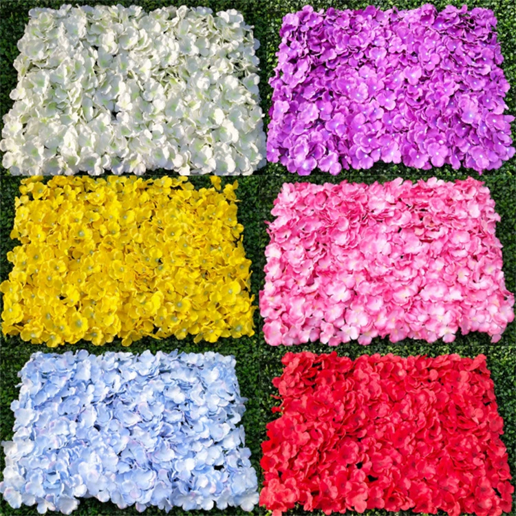 Моделирование гортензии ряд свадебный фон цветочное украшение стены цветок свадебная студия Моделирование цветок настенный потолок Гортензия ряд