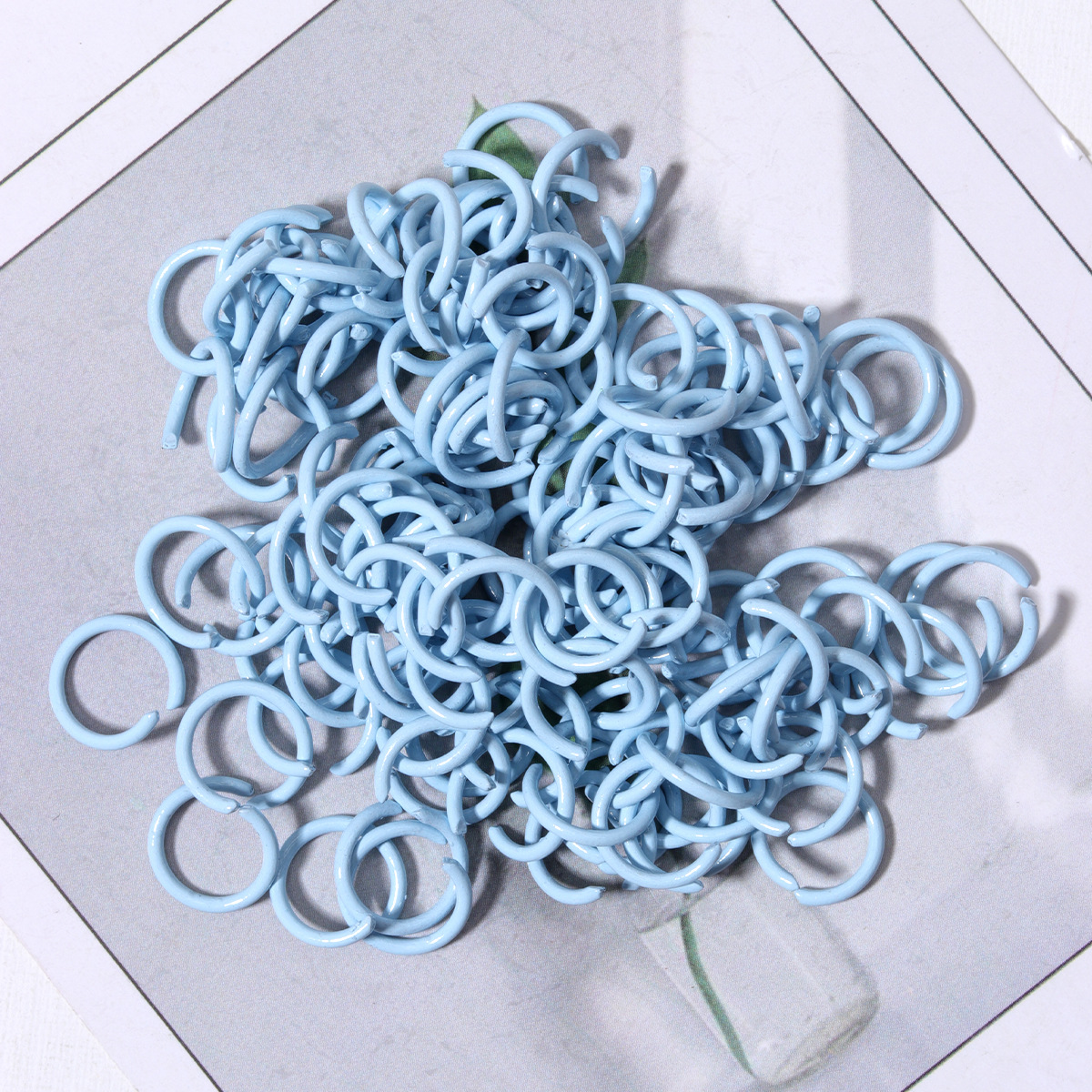 15#Light blue/open ring
